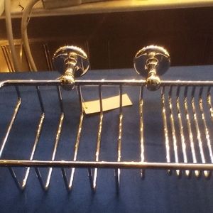 Samuel heath soap/sponge satin nickel basket